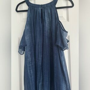 Chicos blue/white light weight dress